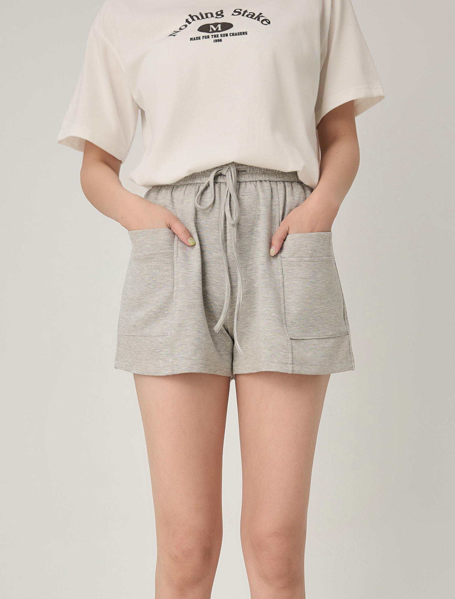 法朵Fado Shop｜銅銨綿工裝三分褲 220B010 三色