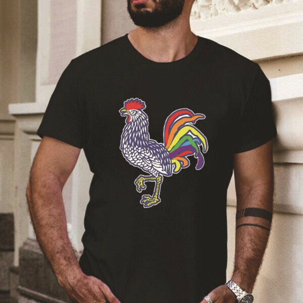 Men's personality print short sleeve T-shirt - round neck pullover