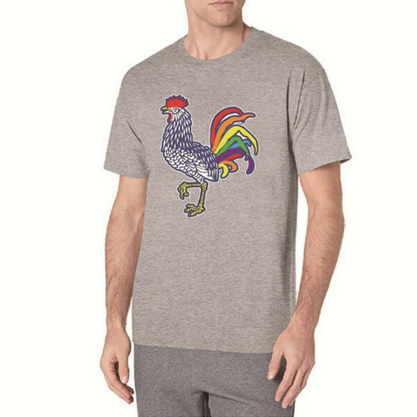 Men's personality print short sleeve T-shirt - round neck pullover