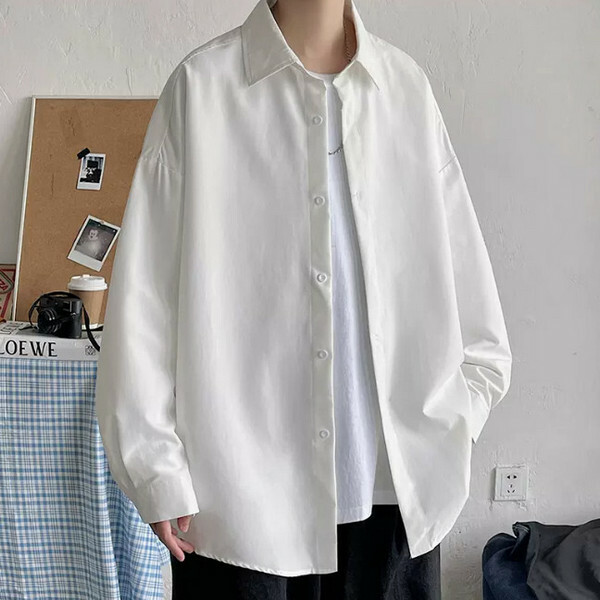 Plain loose shirt