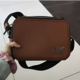 [S] MICHAEL KORS 37F2LCOL6L COOPER EW MAP LEATHER BAG,LUGGAGE,, 196163791593 (SMK460)