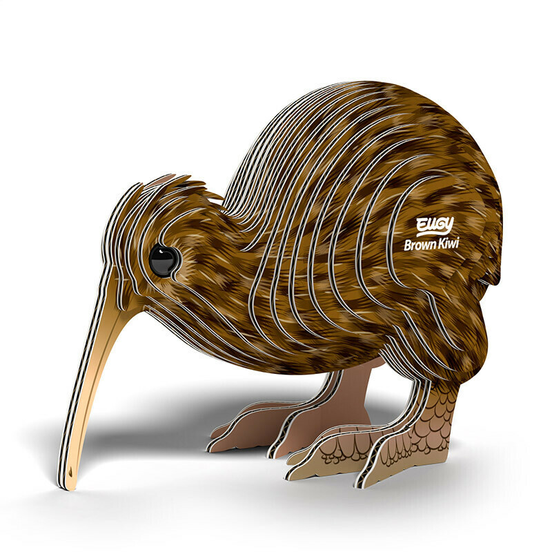 EUGY 3D Cardboard Kit Set Model - 091 Brown Kiwi