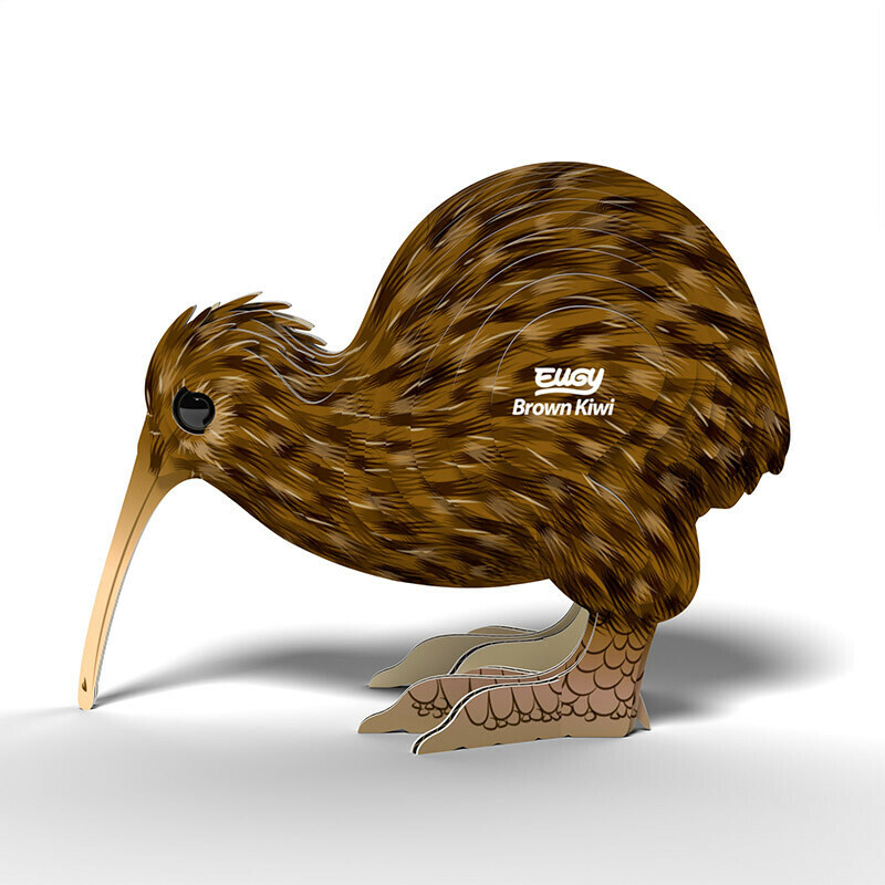 EUGY 3D Cardboard Kit Set Model - 091 Brown Kiwi