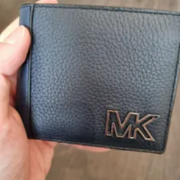 [S] MICHAEL KORS 36S3LCOF3L COOPER BILLFOLD W COIN PKT LEATHER,NAVY, , 196163791555 (SMK470)