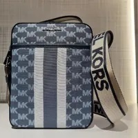 [S] MICHAEL KORS 37S3LCOC60 COOPER FLIGHT BAG,NAVY MULTI, 196163793856 (SMK474)