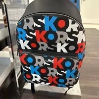 [S] MICHAEL KORS 37S3LCOB2O COOPER COMMUTER BKPK,RED MULTI, 196163792897 (SMK476)