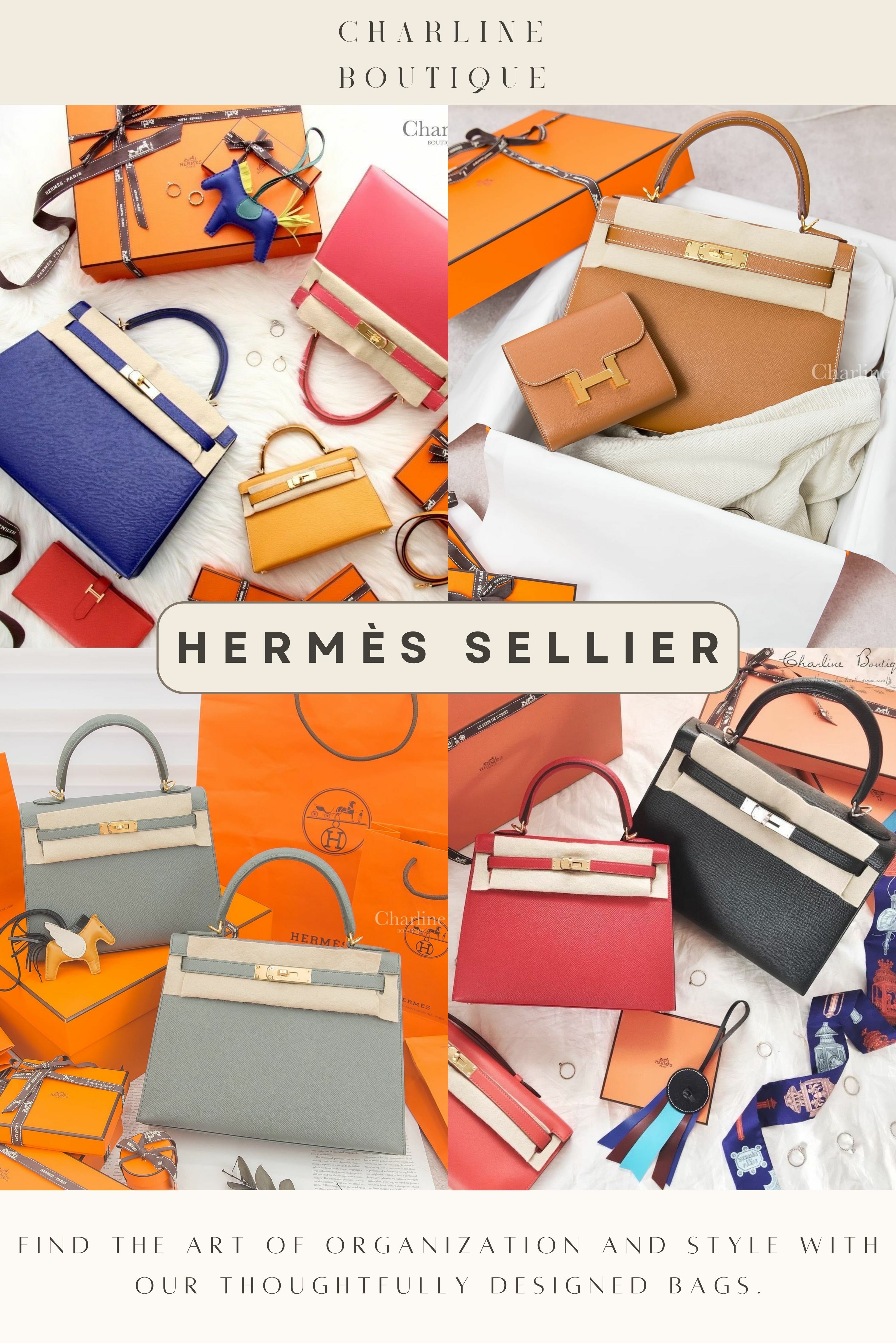 Hermès包款的內縫和外縫是愛好者們備受矚目的話題。內縫適合日常休閒搭配，使用柔軟皮革製作，外觀柔和隨性；外縫則適合正式風格，使用硬挺皮革，外觀鮮明俐落。選擇取決於個人喜好和生活方式，無論你的選擇是何種風格，Hermès的精湛工藝和高雅品味都將為你的時尚造型增色不少。Chealine Boutique的客服將助你找到最符合你心意的珍藏，一同探索Hermès包款的奇妙旅程，尋找完美匹配你風格和需求的永恆經典。