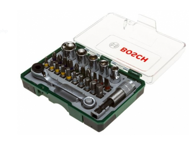 "BOSCH" 27件棘輪套筒起子頭套裝