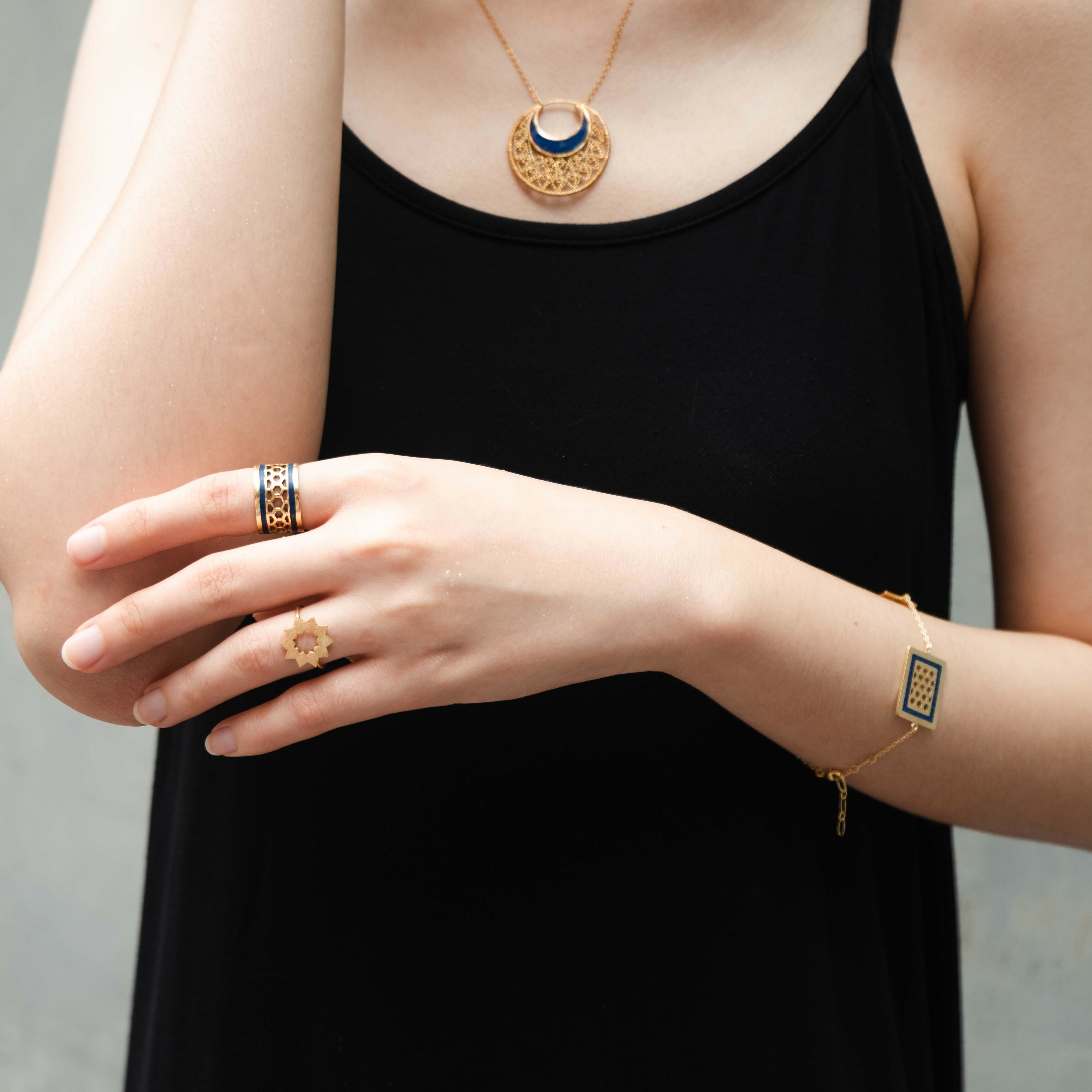 伊斯蘭金工｜Parda 青金石戒指（項鍊）｜阿富汗