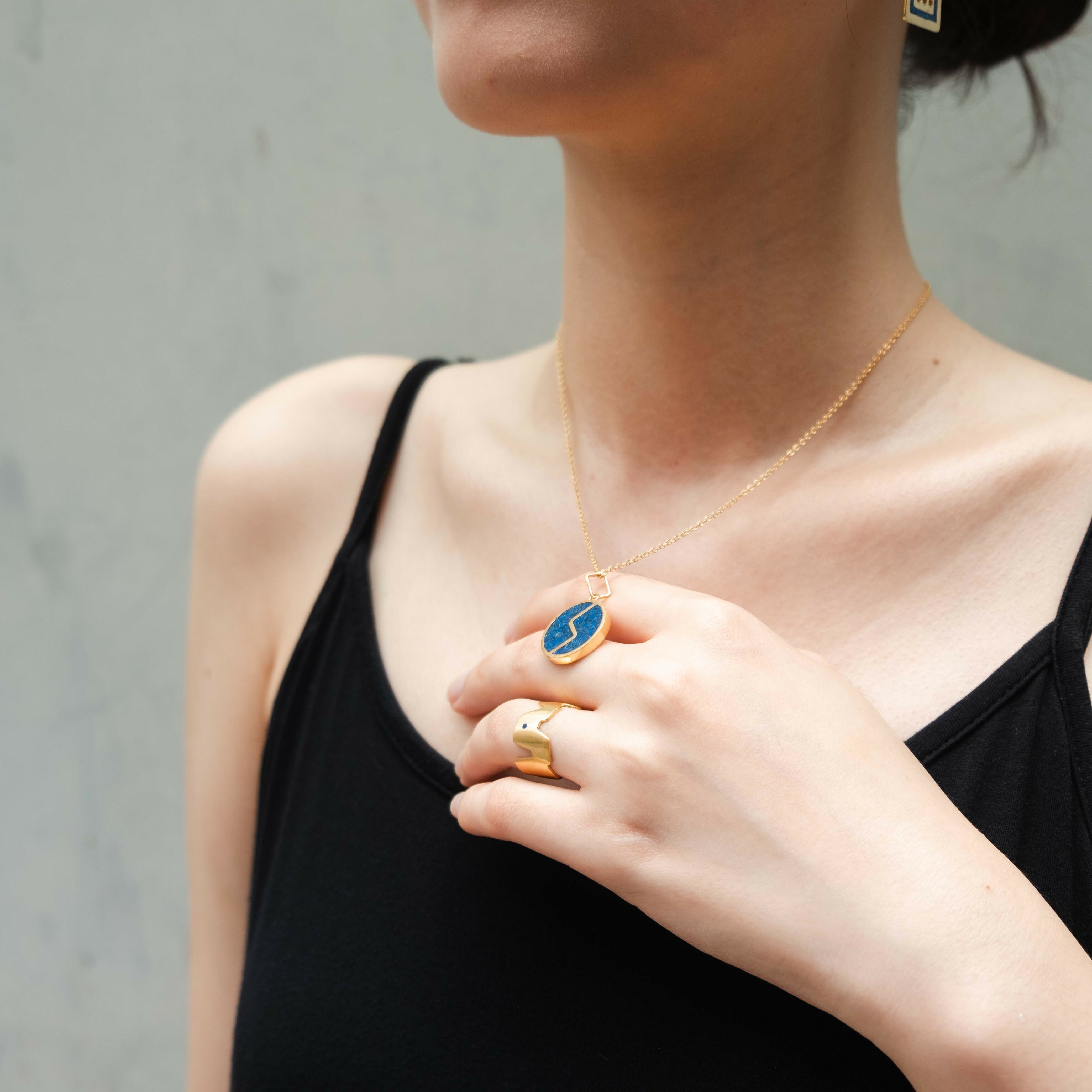 伊斯蘭金工｜Zabul 青金石項鍊｜阿富汗