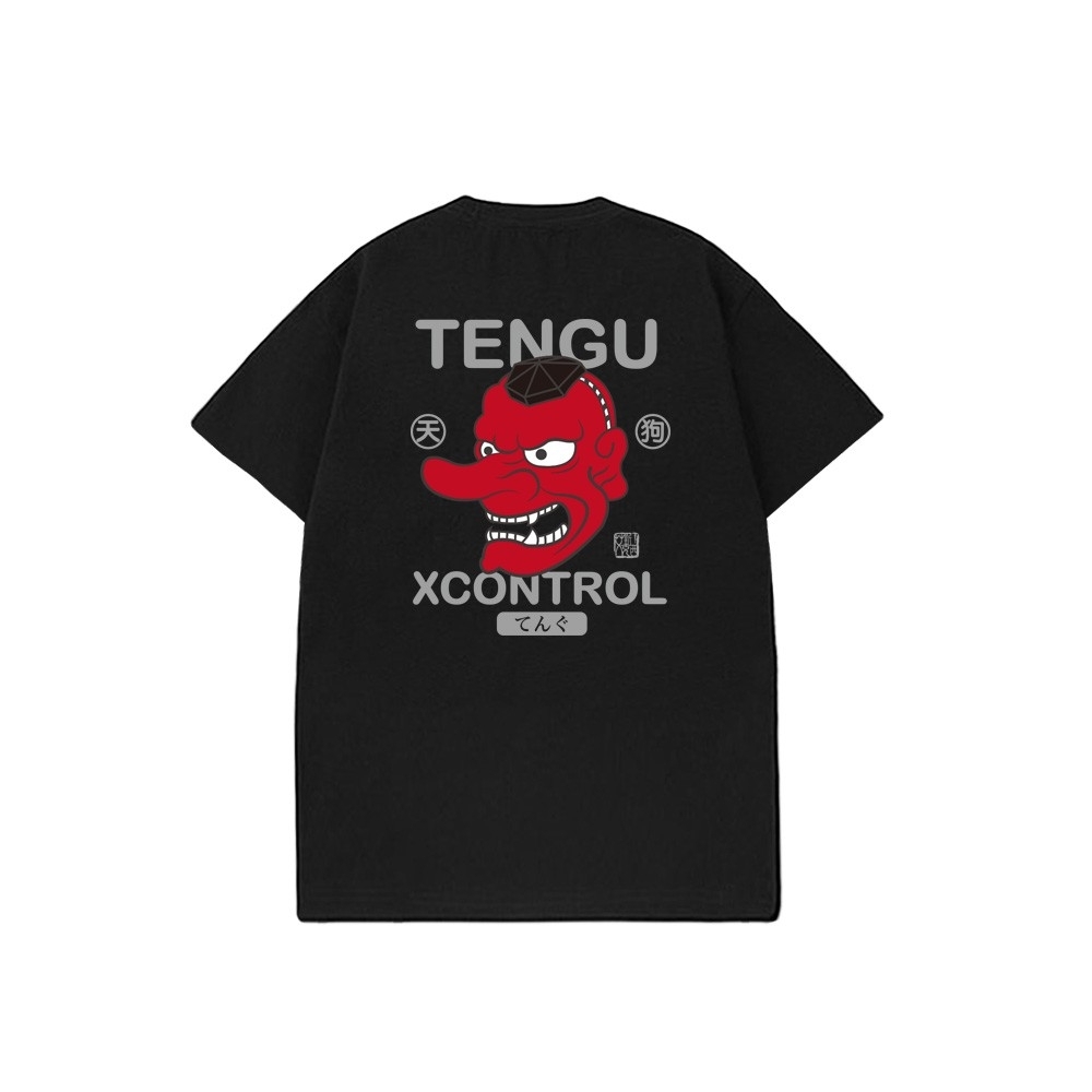 XCTRL 天狗能面短T-黑