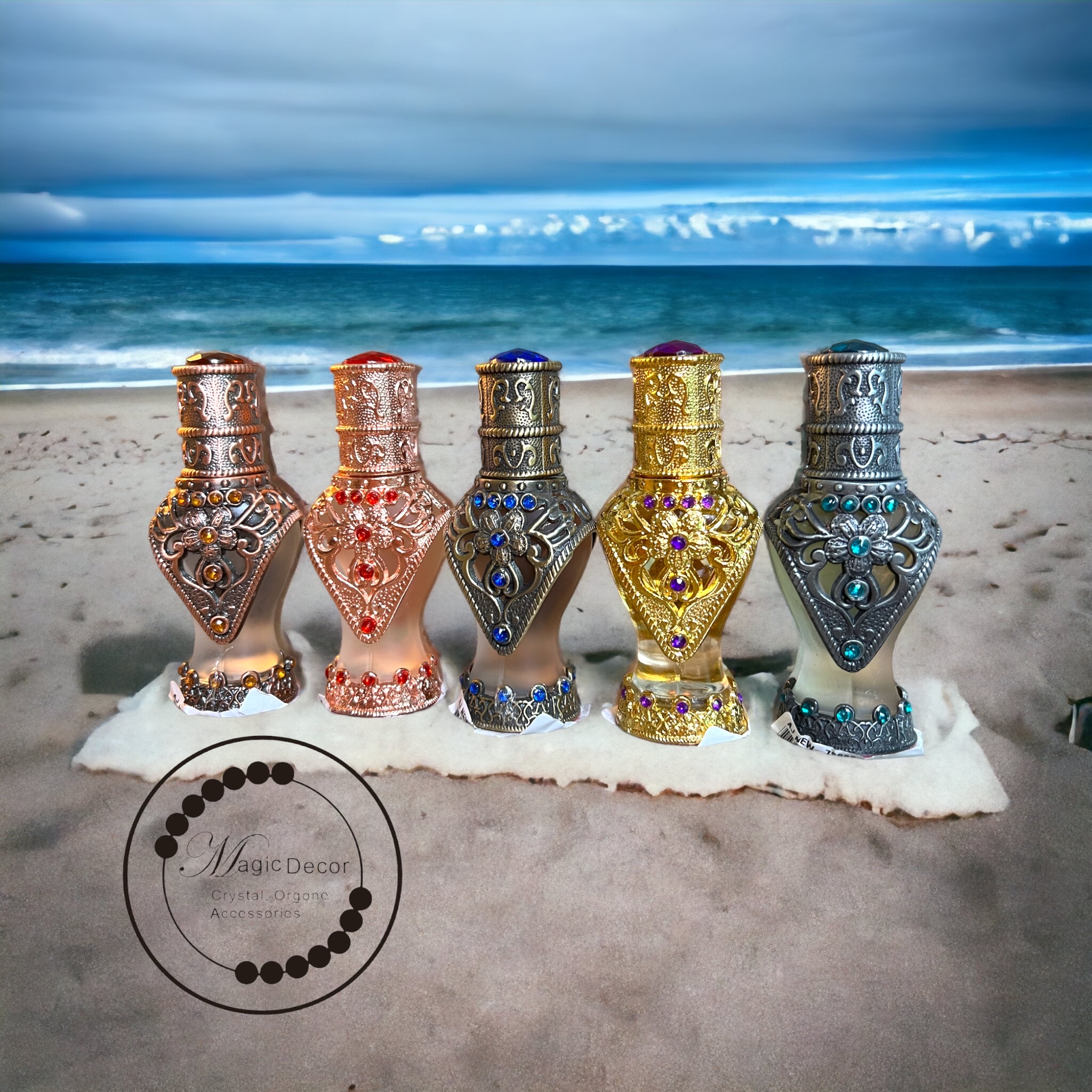 杜拜限定孤品 重工鑲嵌香水樽連香水20ml