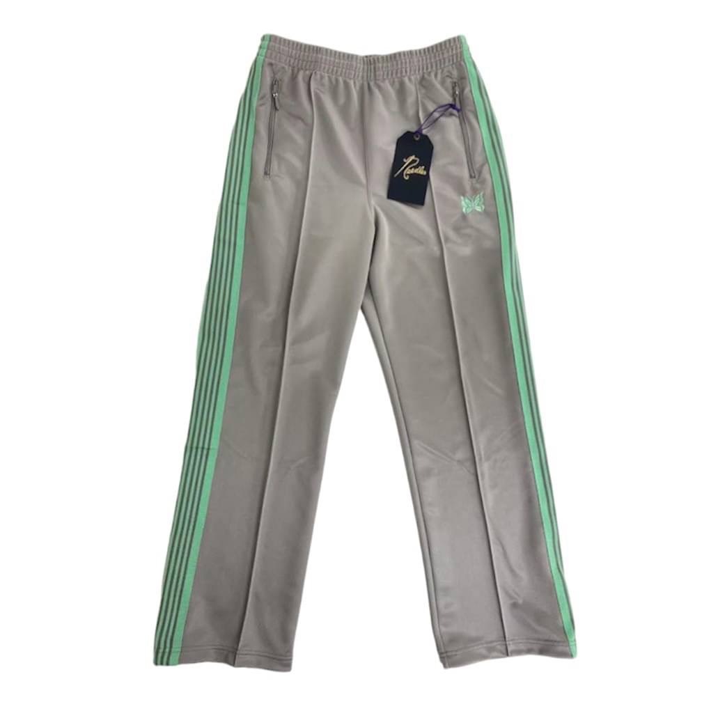 直筒BEAVER X NEEDLES 別注TRACK PANTS - BK/WH