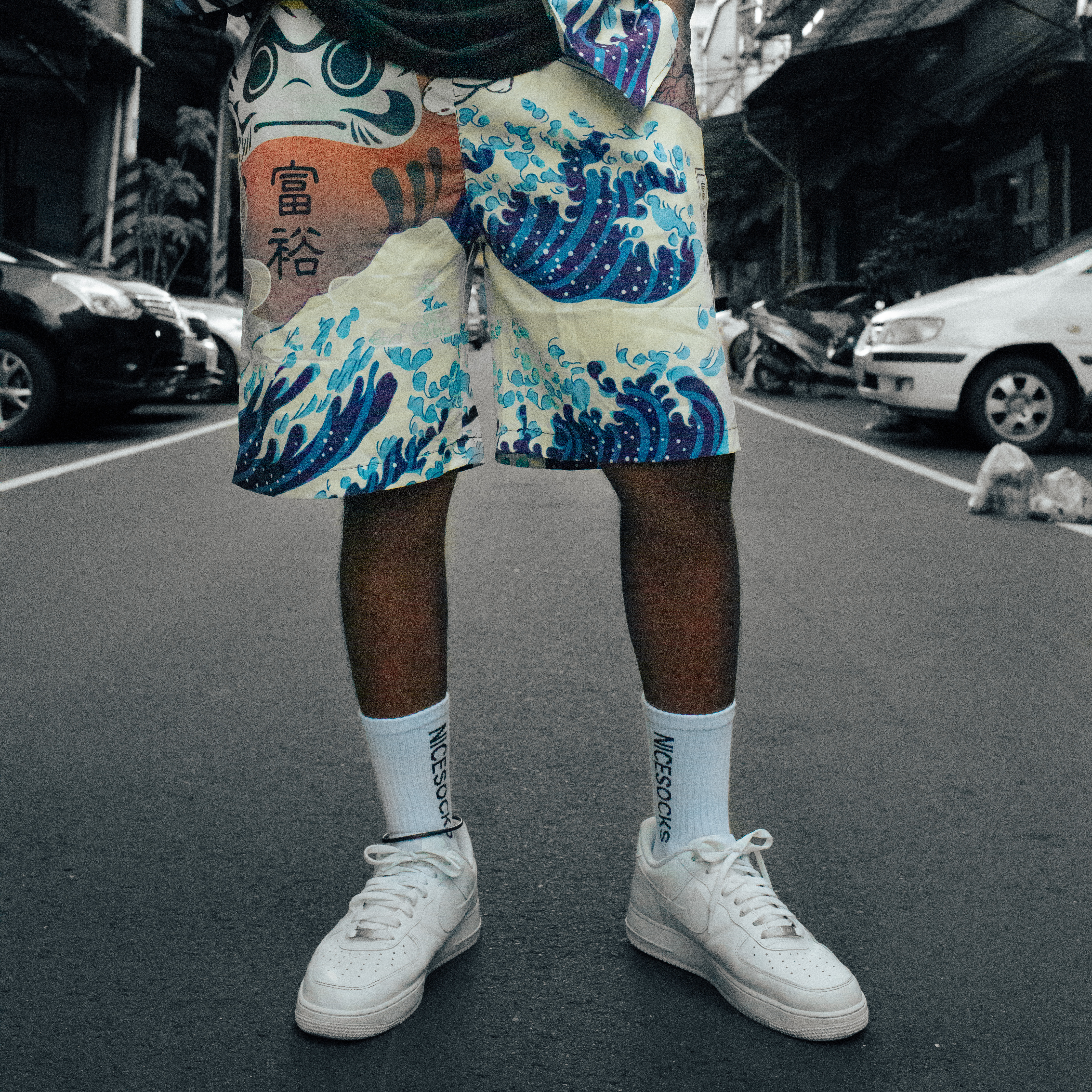 XCTRL 富裕兔景短褲