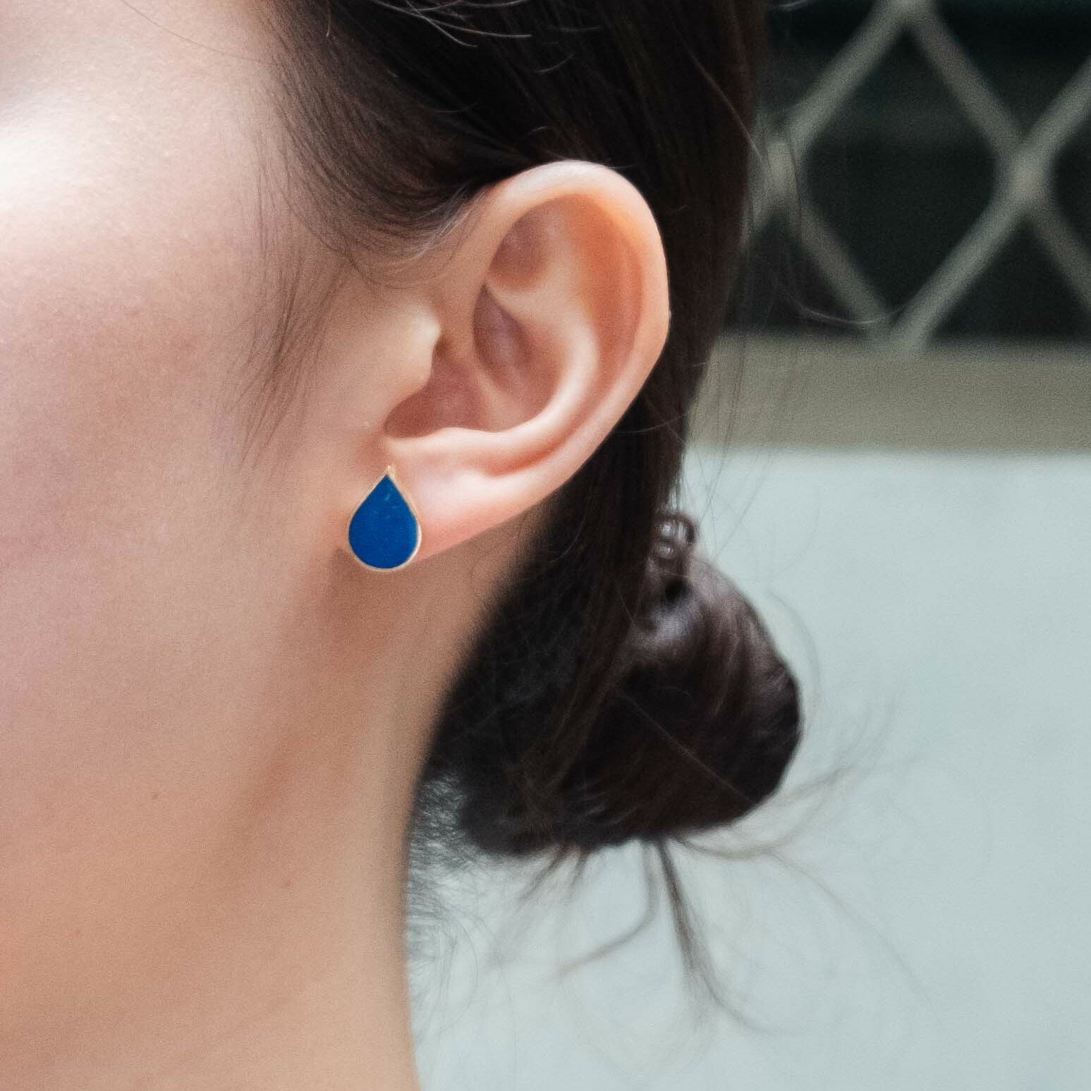 伊斯蘭金工｜Chasma 青金石耳環｜阿富汗