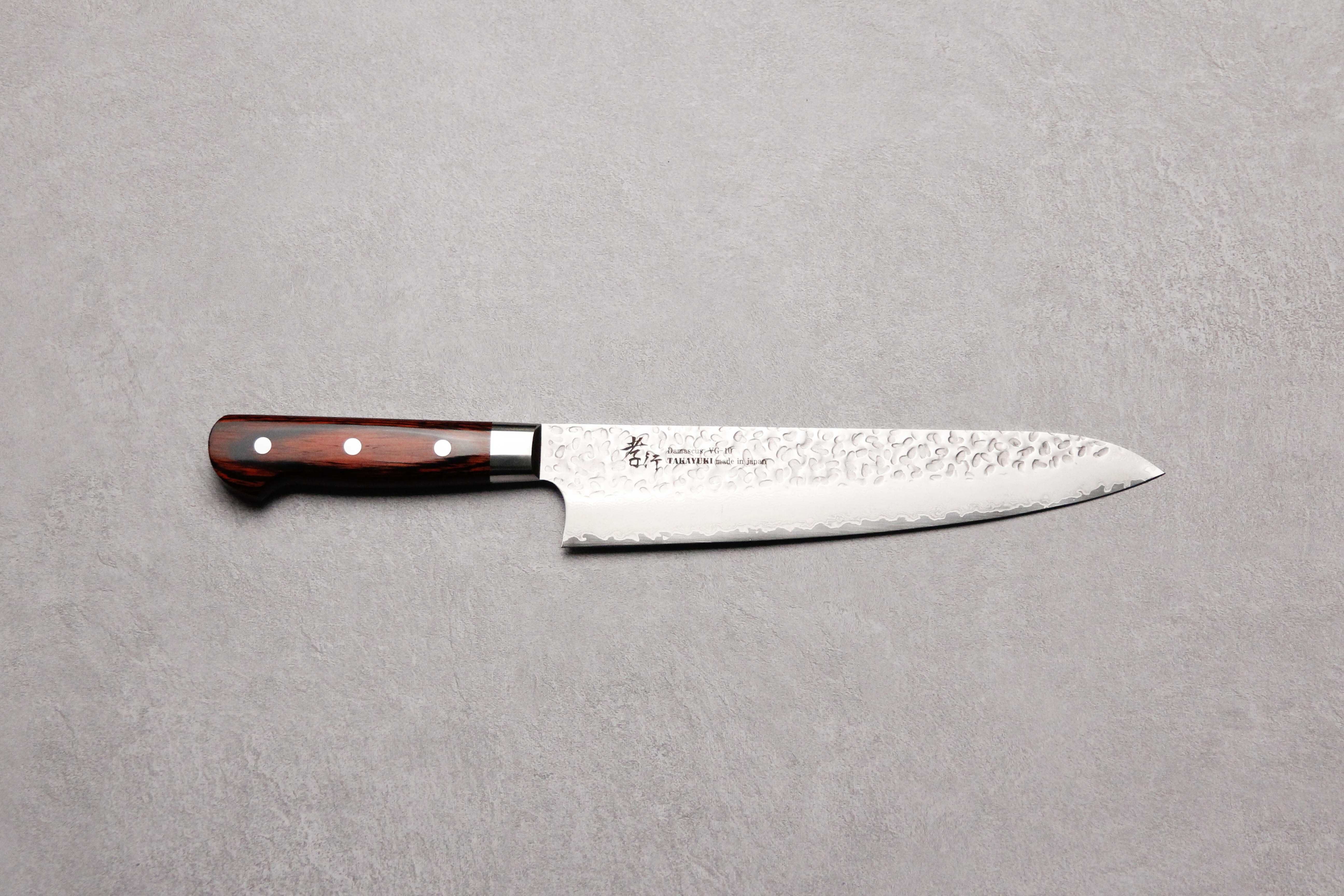 堺孝行33層大馬士革紋槌目VG10 牛刀240mm