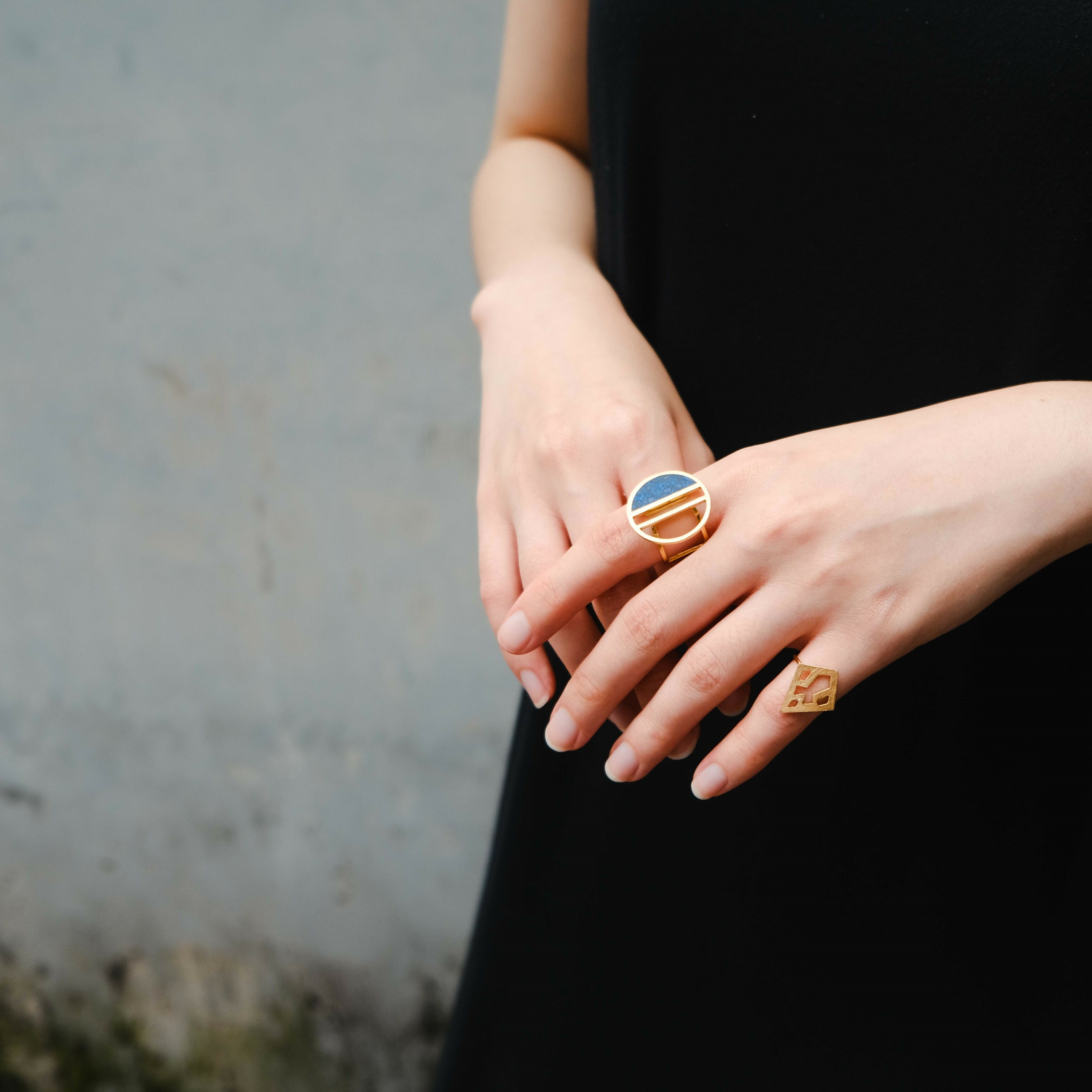 伊斯蘭金工｜Kunar 青金石戒指｜阿富汗