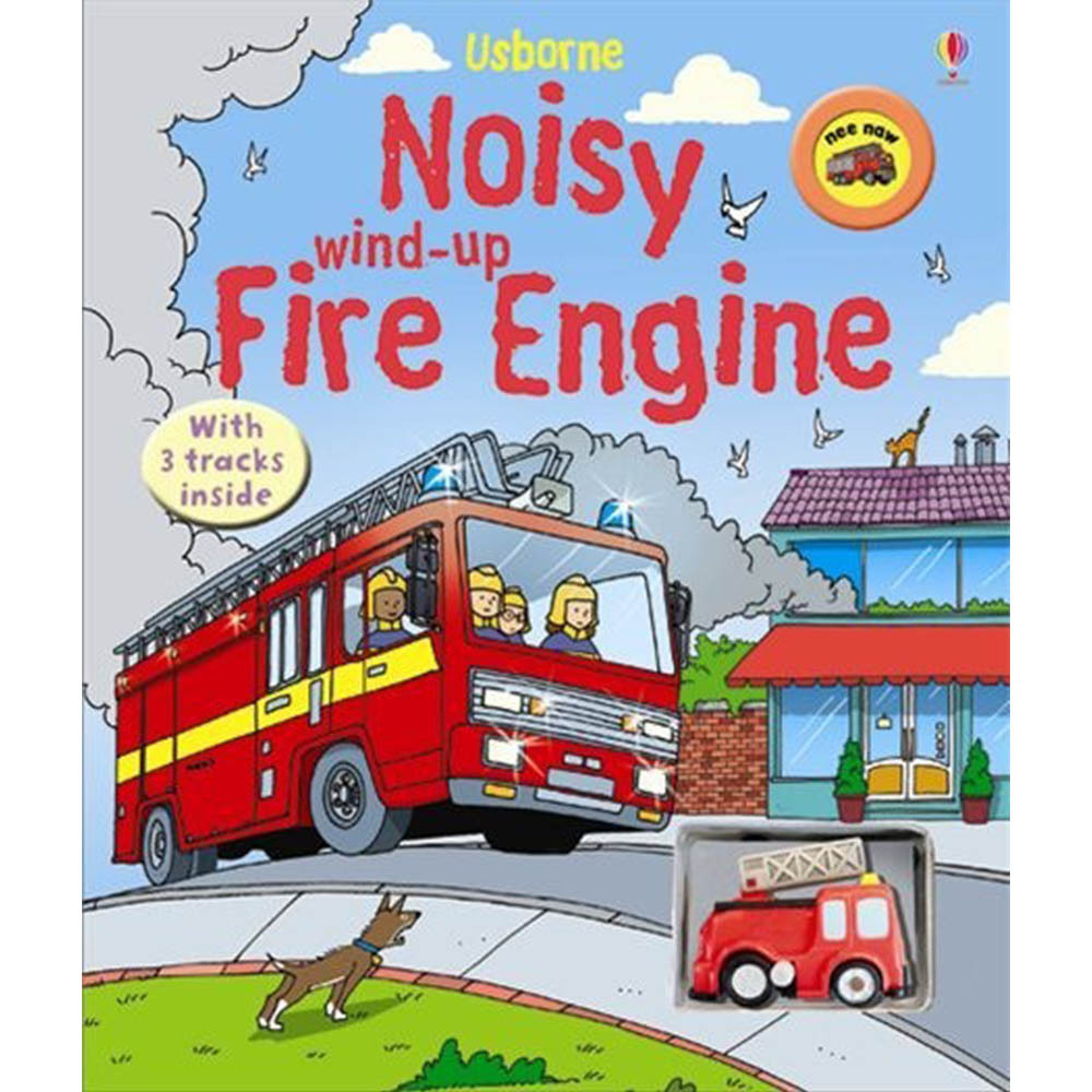 Noisy Wind-Up Fire Engine 車車書：消防車