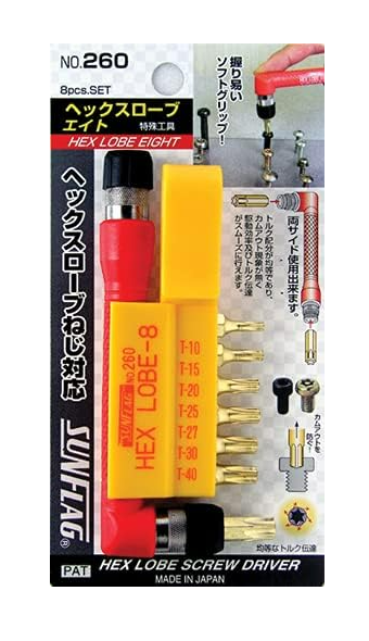 日本"SUNFLAG" 棘輪兩頭曲批連星批咀套裝