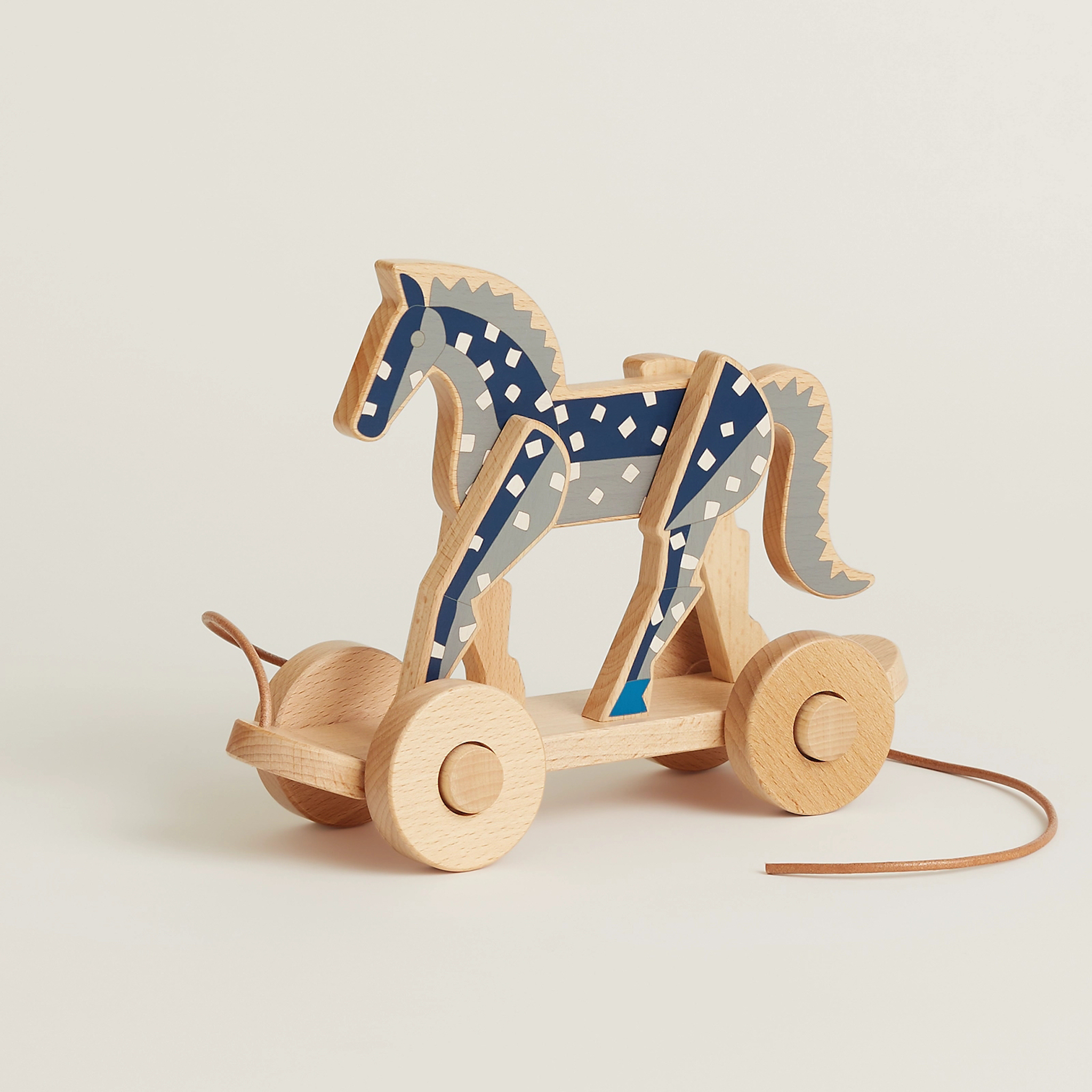 Hermes Epopee pull-along horse with rope