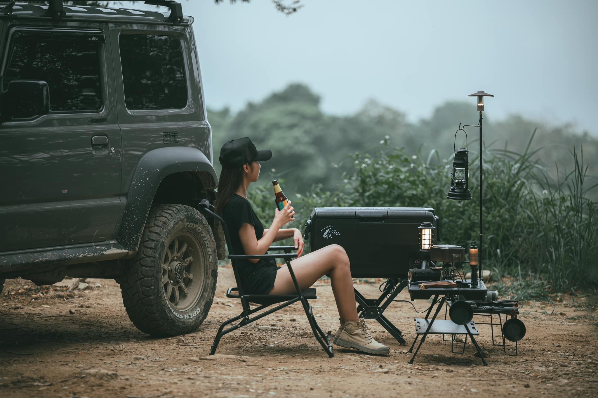 【租借】艾比酷 LG-D36 雙槽雙溫控車用冰箱