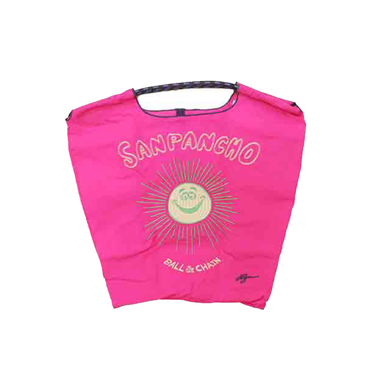 Ball & Chain｜粉紅 微笑太陽刺繡環保袋 M