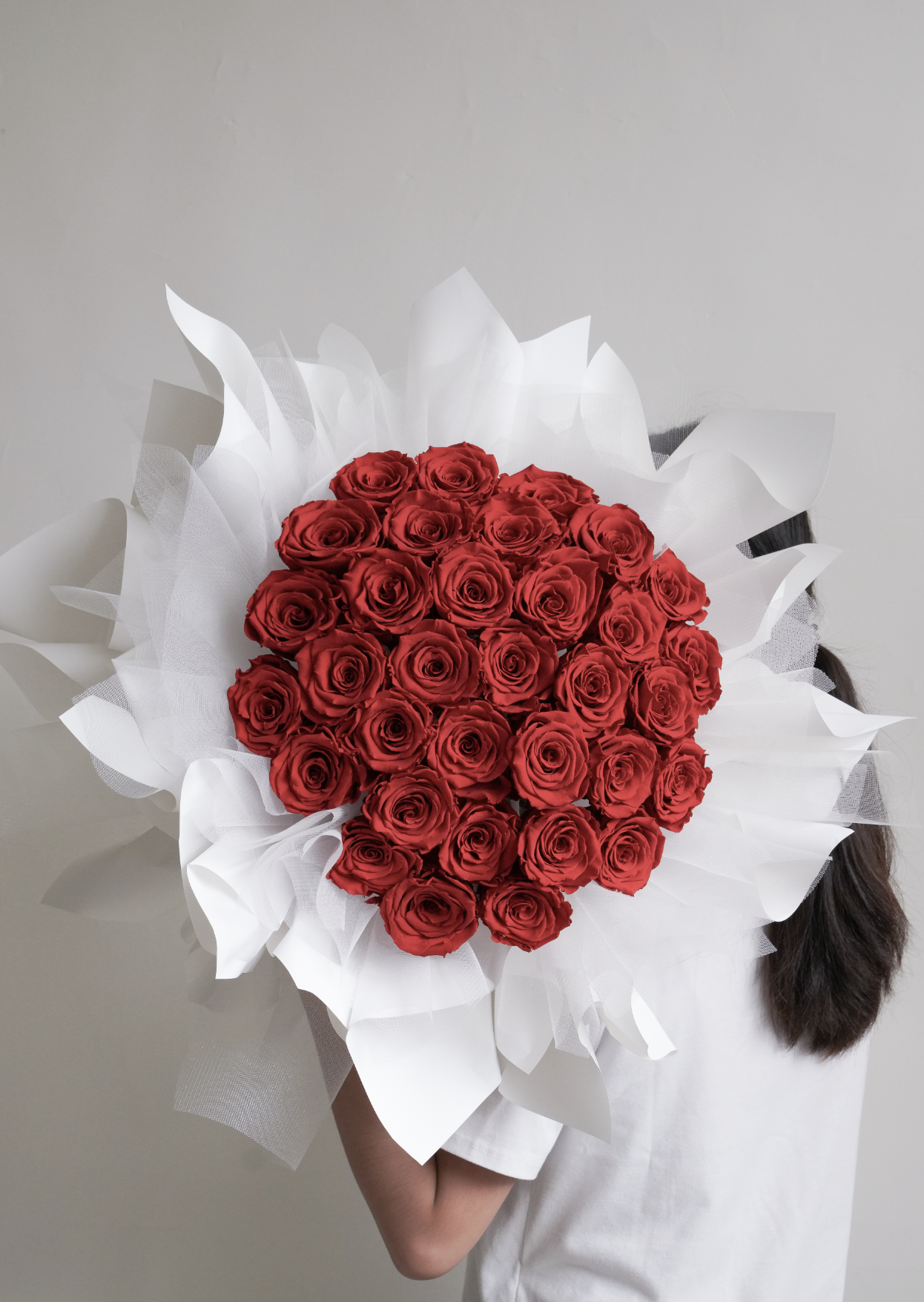 33朵永生玫瑰花束