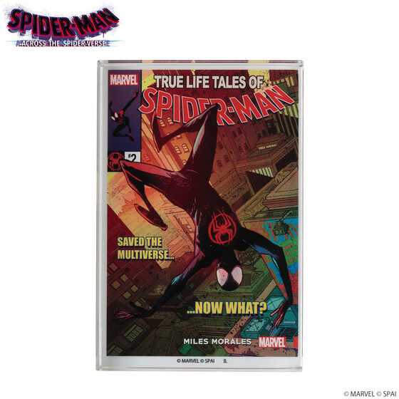 Pbandai 預訂2023/10月 MARVEL/ スパイダーマン：アクロス・ザ・スパイダーバース/ アクリルブロック Spider-Man 擺設