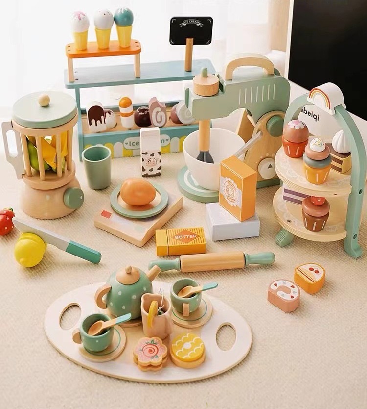 木製下午茶玩具組