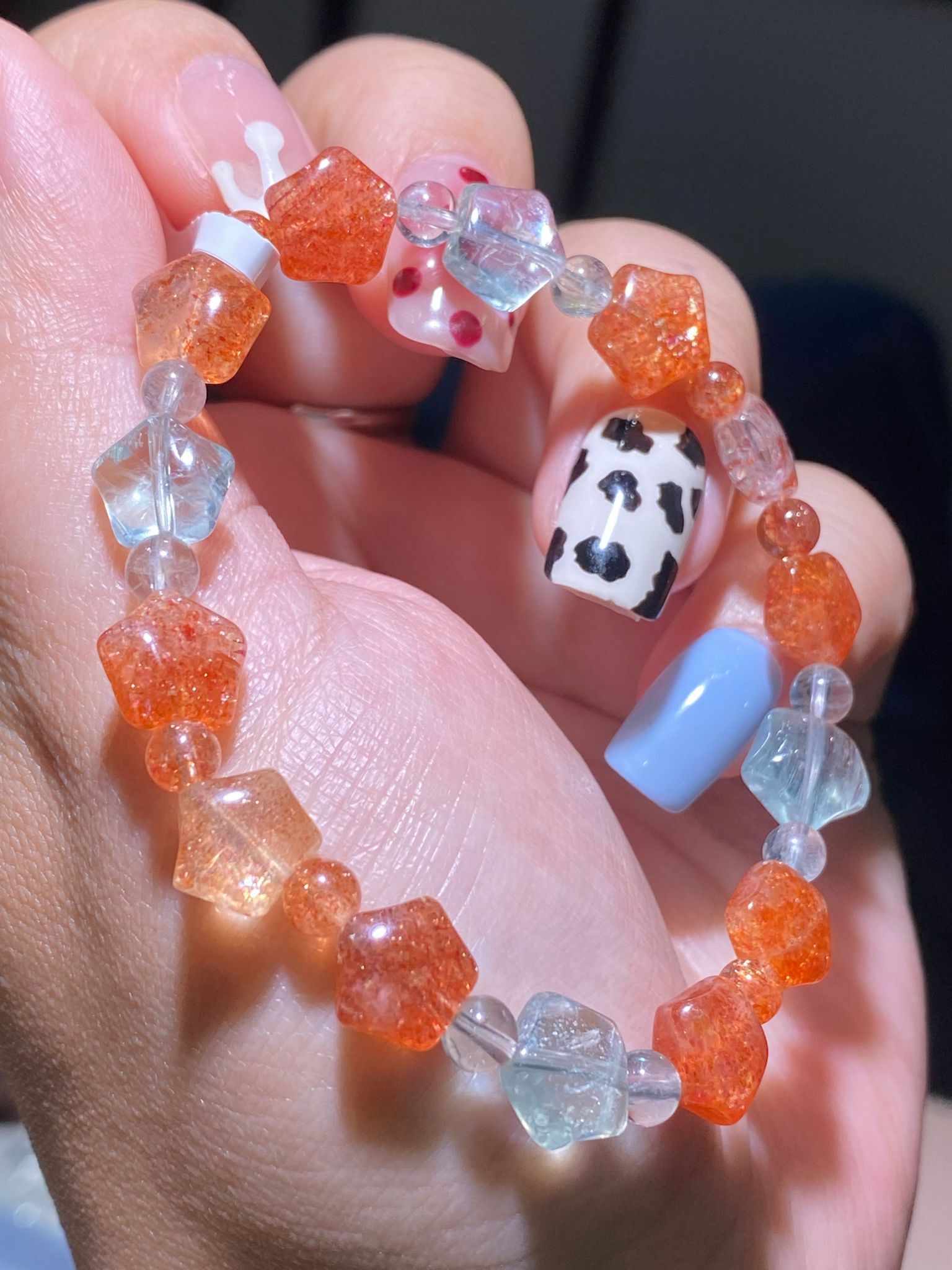 阿魯沙金太陽星星手串