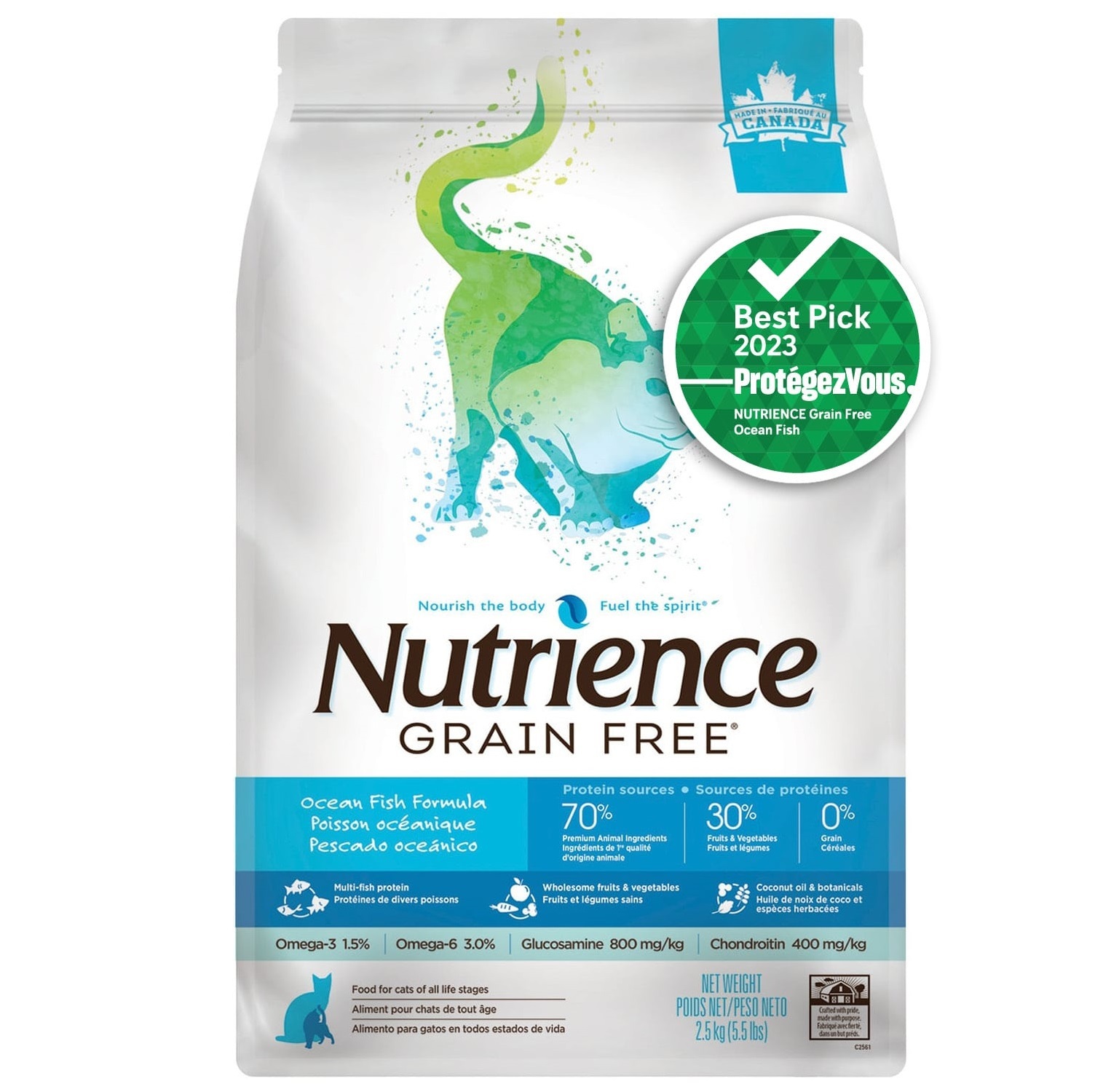 Nutrience Grain Free Ocean Fish Formula．2.5kg