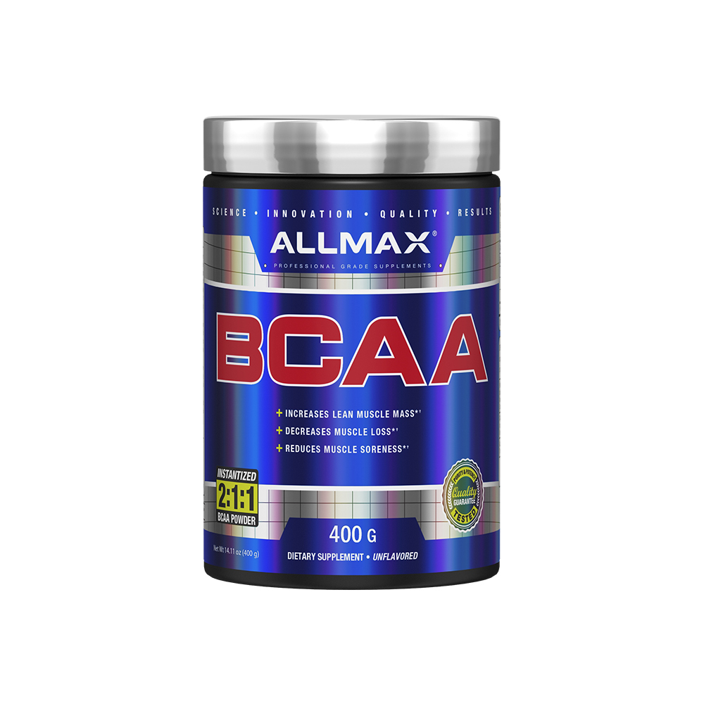 【ALLMAX】奧美仕BCAA支鏈胺基酸粉末1瓶(400公克)