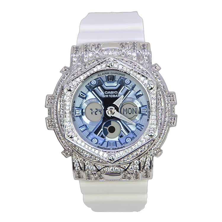 銀色 改裝手錶 BA-130-7A2 - Rokkaku