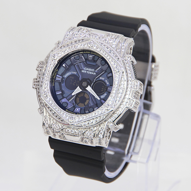 銀色 改裝手錶 BA-130-1A2 - Rokkaku