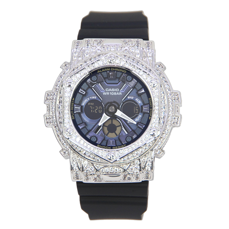 銀色 改裝手錶 BA-130-1A2 - Rokkaku