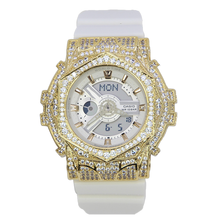 金色 改裝手錶 BA-110GA-7A1 - 玫瑰