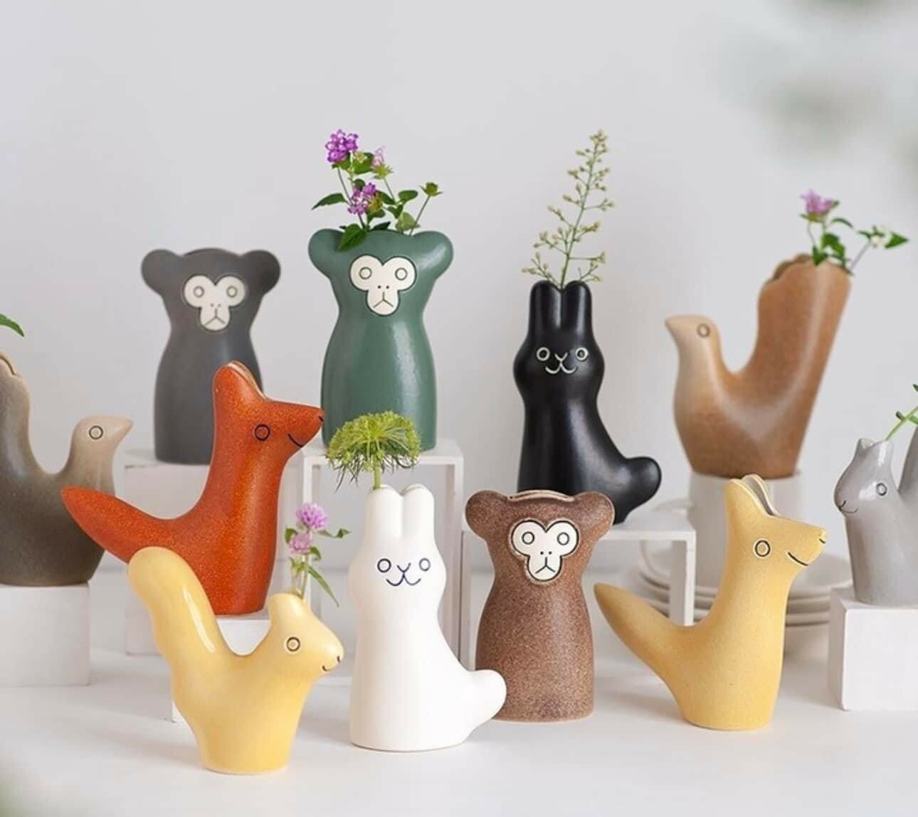 8入EnLiten Ven鹿兒島睦限量動物花器