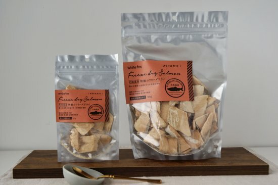 【white fox】Freeze Dry Hokkaido Salmon - Sliced - 《Dogs & Cats》
