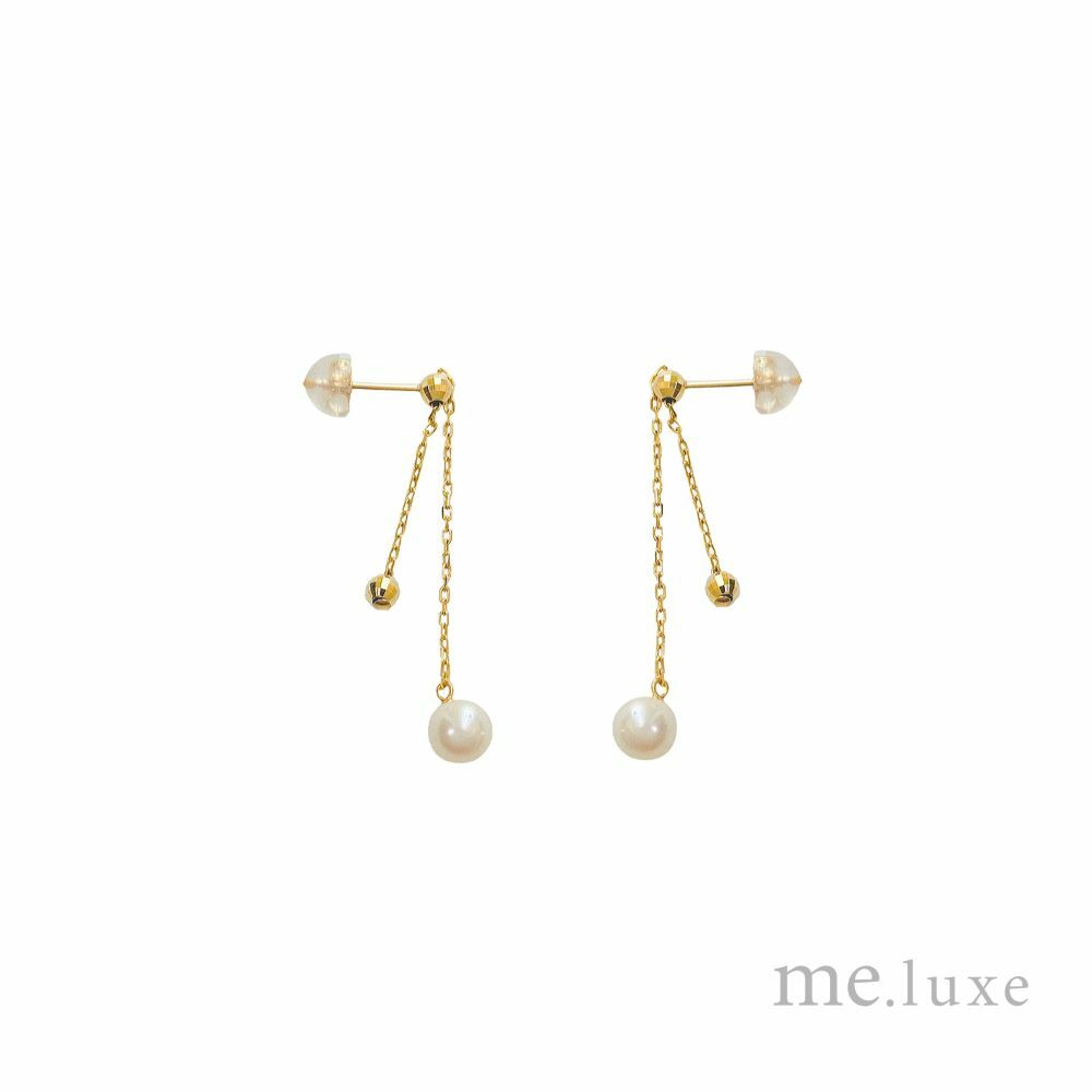 【me.luxe】K10可調式珍珠耳環