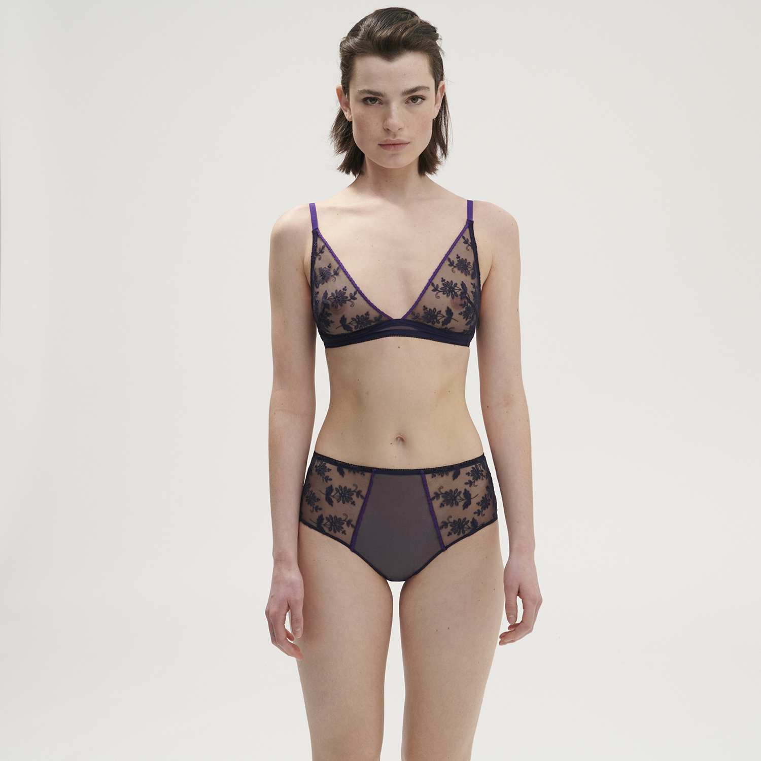 ADÈLE 愛黛兒 無鋼圈胸罩 午夜藍