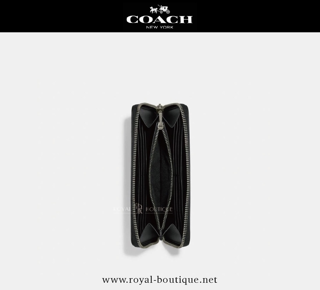 COACH   新款經典滿版浮雕款長夾