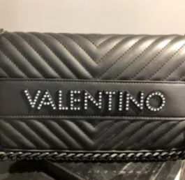 [S] MARIO VALENTINO VALENTINO ICE QUILTED SHOULDER BAG,BLACK, , 8058043929903 (SMV33)