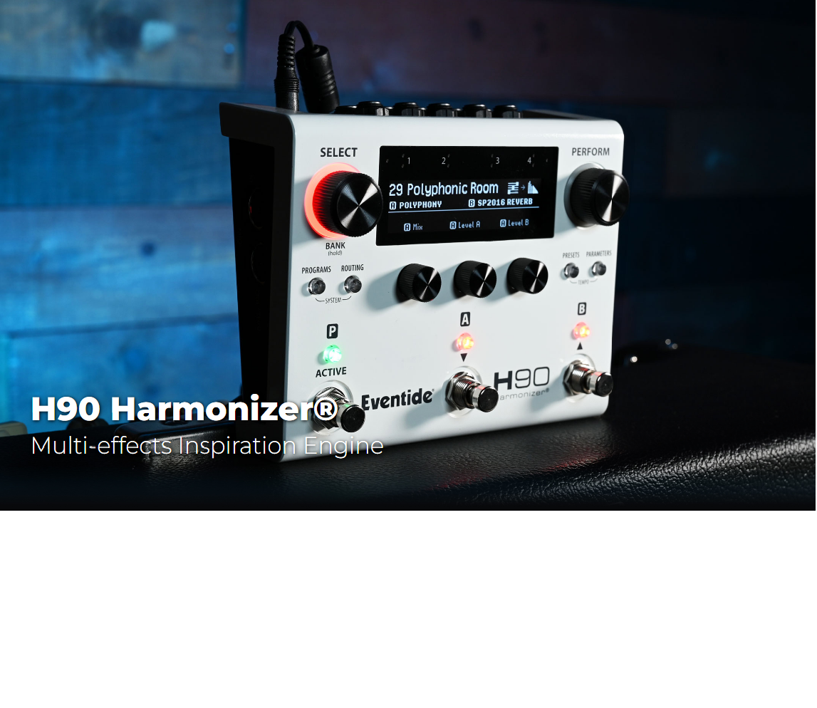 Eventide audio H90 GUITAR Harmonizer Multi-effects 結他效果