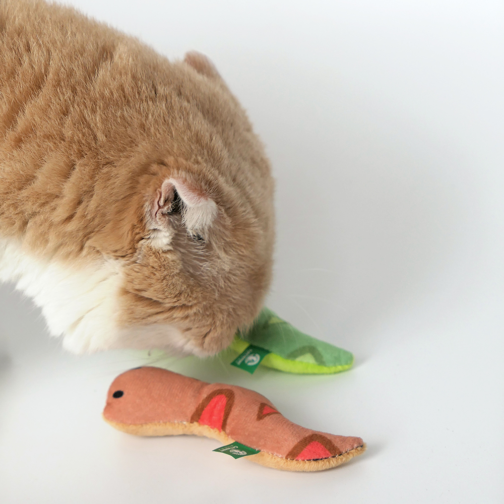 小蟒蛇-100%木天蓼填充貓玩具