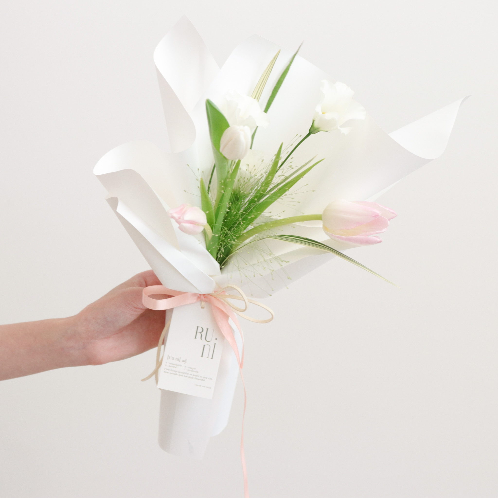 歐洲花園-鬱金香風格鮮花花束