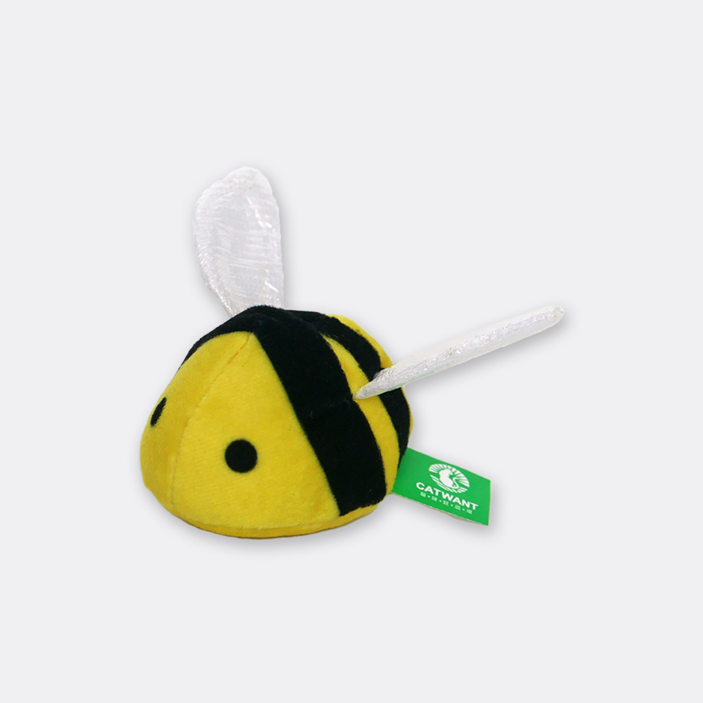 蜜蜂-100%木天蓼填充貓玩具