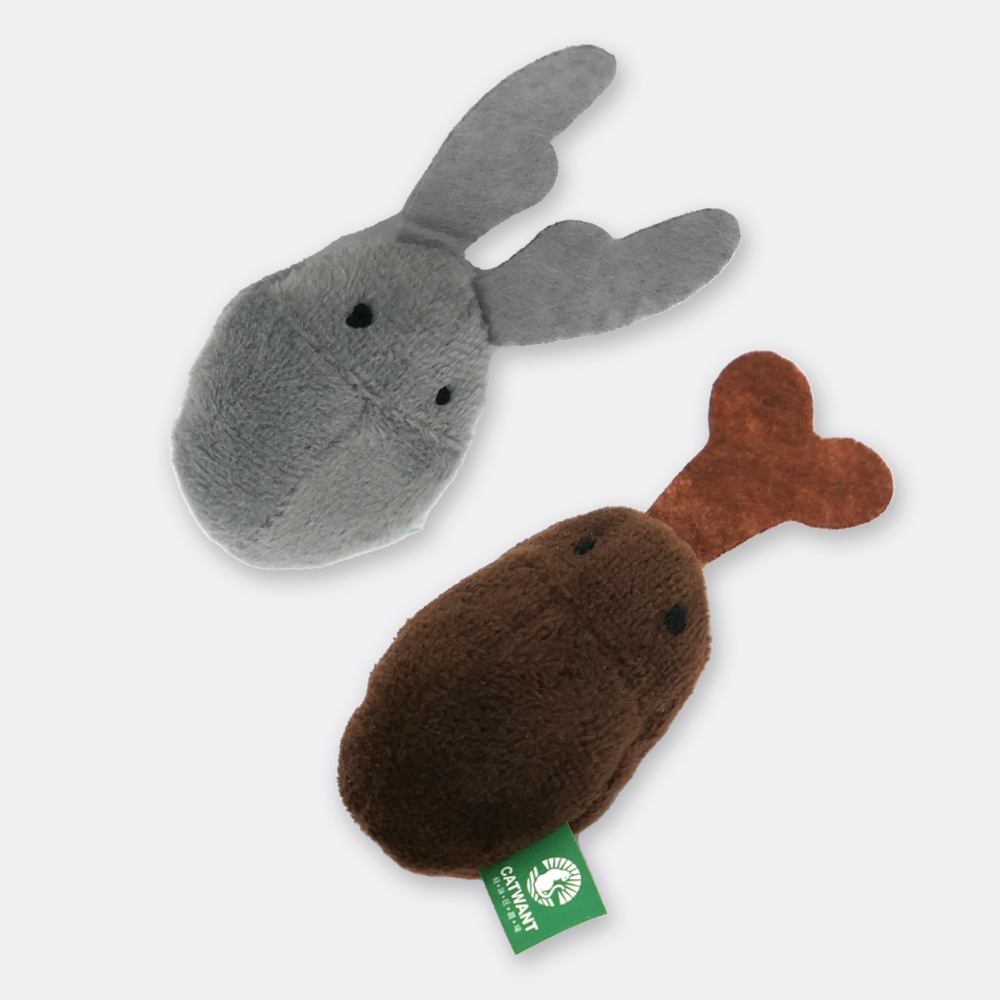 鍬形蟲-100%貓薄荷填充貓玩具