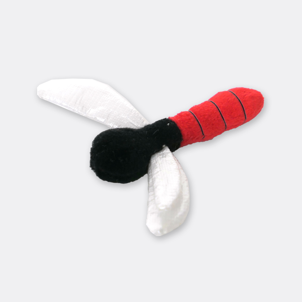 蜻蜓-100%貓薄荷填充貓玩具