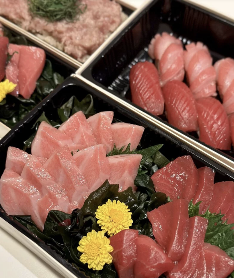 特選A級海膽 & 拖羅刺身組合