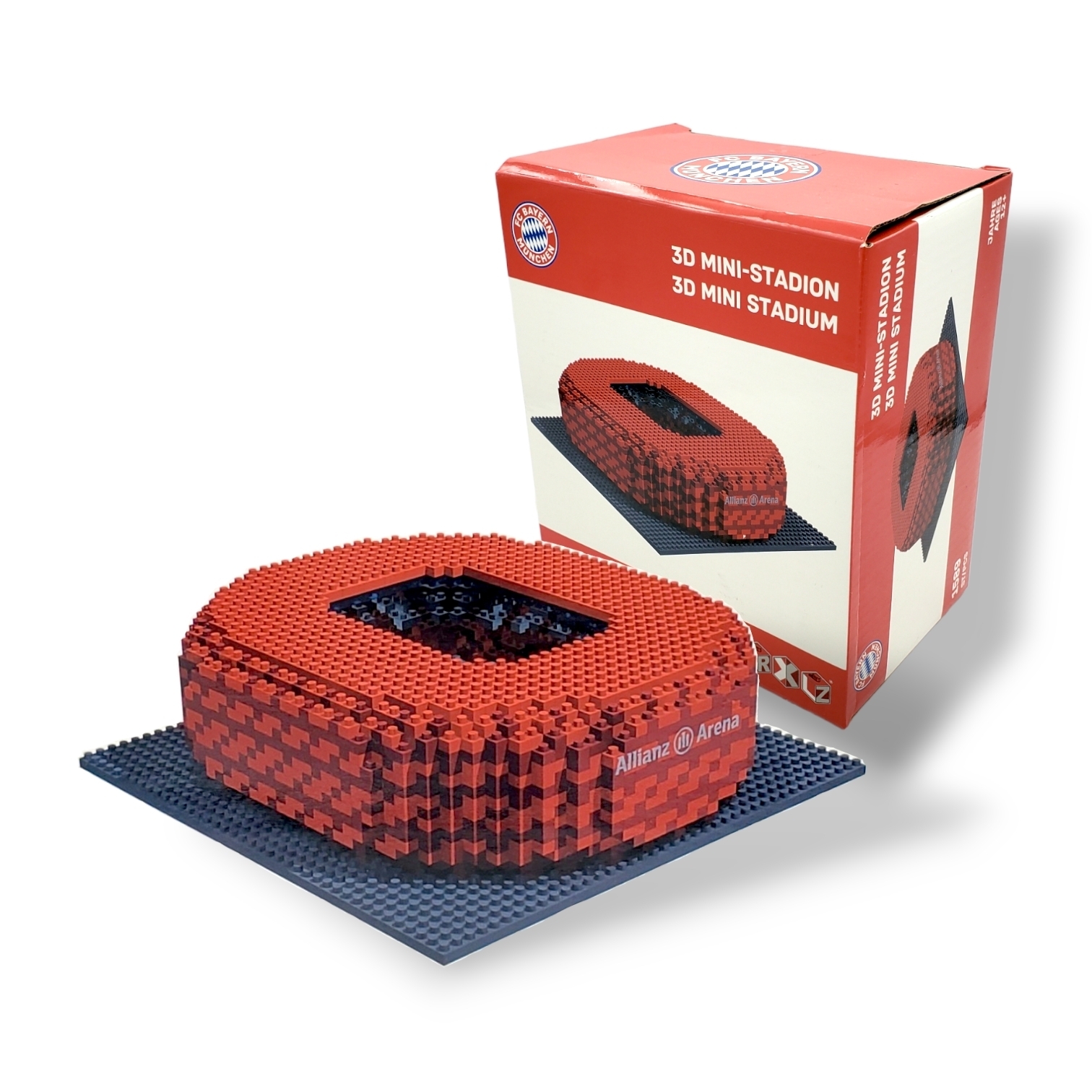 拜仁慕尼黑安聯球場粒粒積木模型